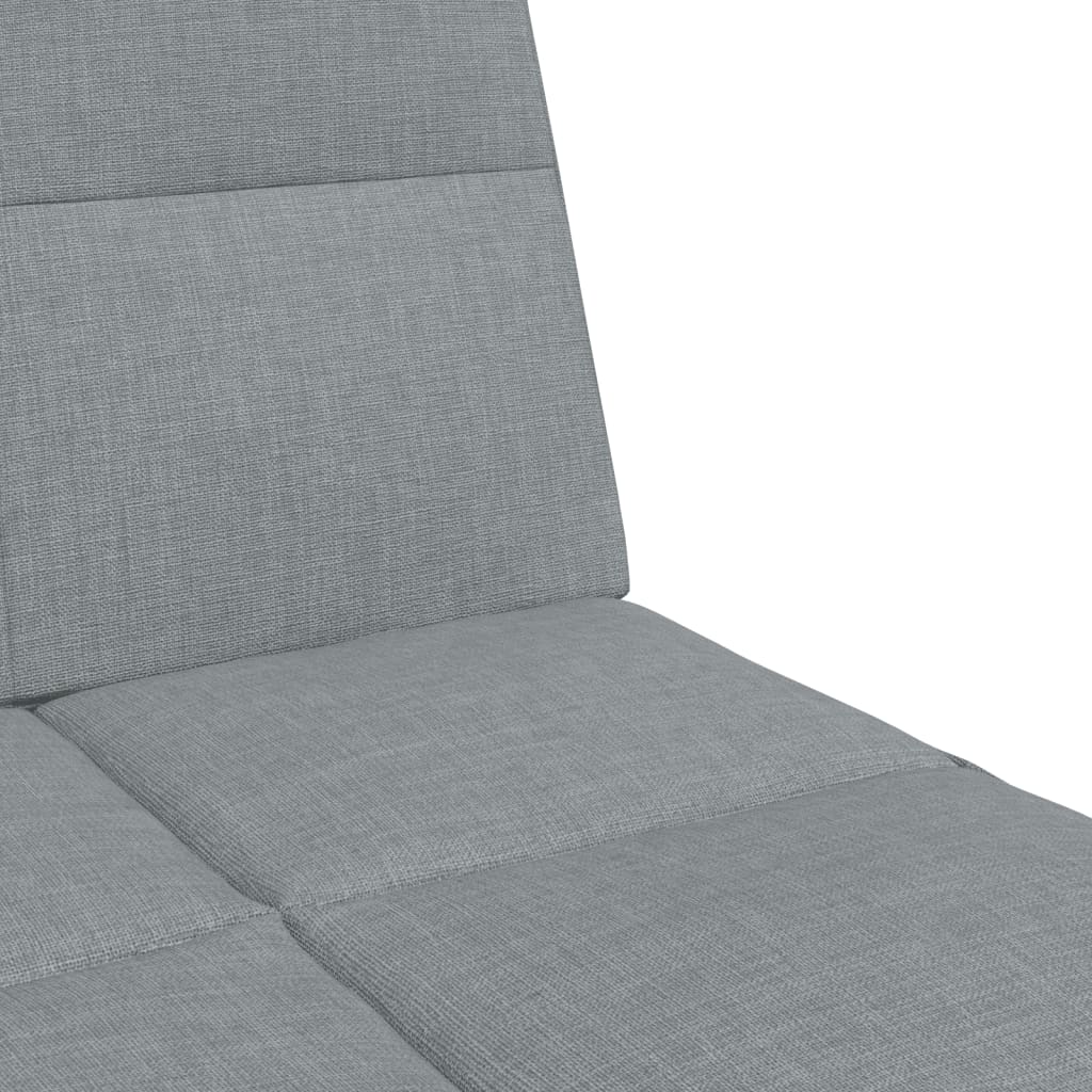 2-Personers Sovesofa Med Fodskammel Stof