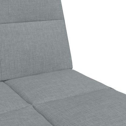 2-Personers Sovesofa Med Fodskammel Stof