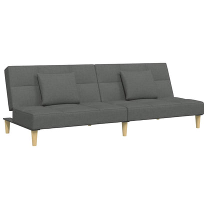 2-Personers Sovesofa Med Fodskammel Stof