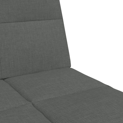 2-Personers Sovesofa Med Fodskammel Stof