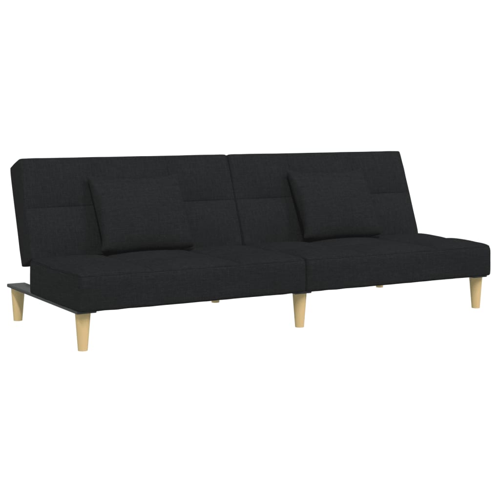 2-Personers Sovesofa Med Fodskammel Stof