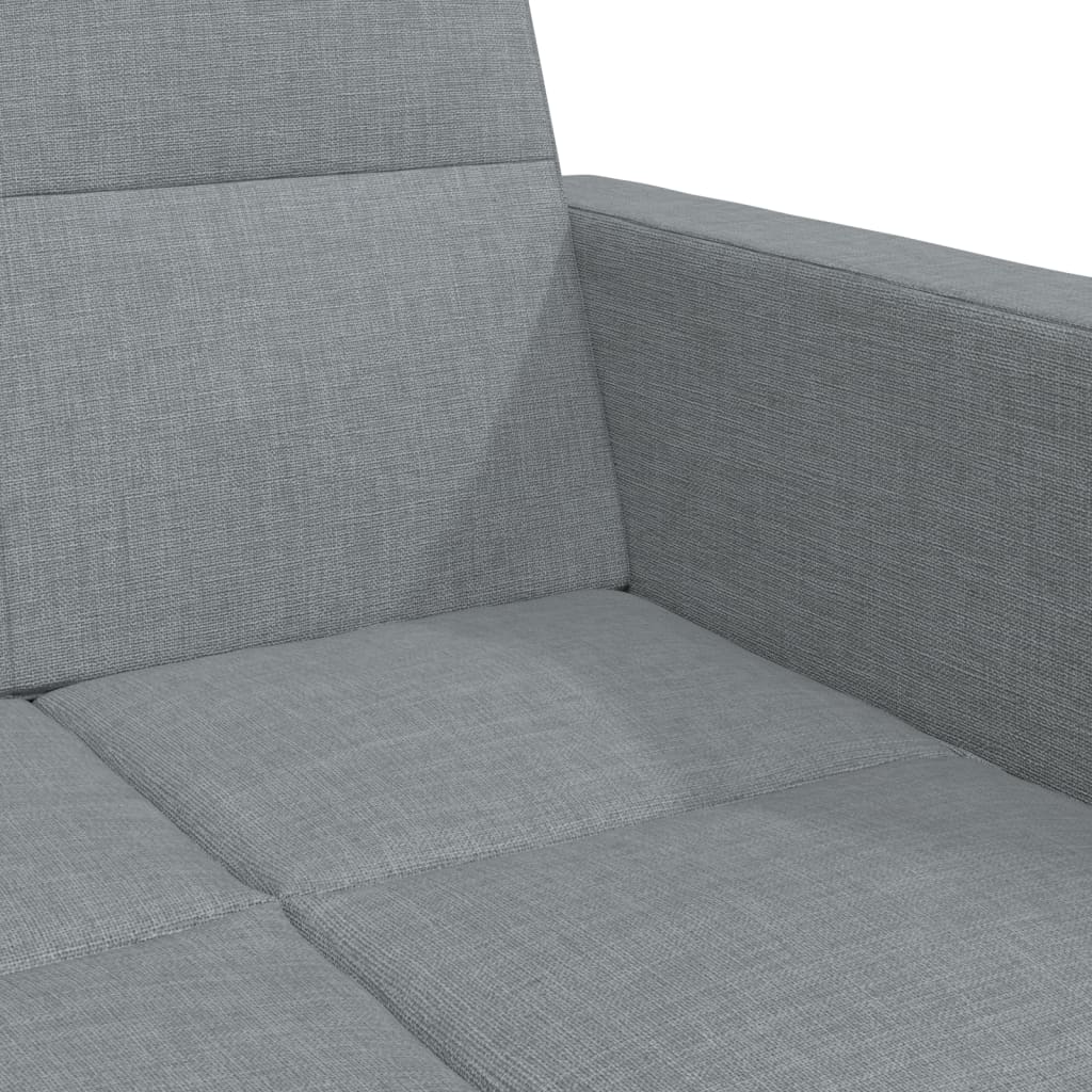2-Personers Sovesofa Med Fodskammel Stof