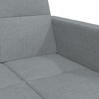 2-Personers Sovesofa Med Fodskammel Stof