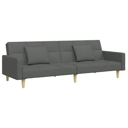 2-Personers Sovesofa Med Fodskammel Stof