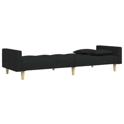 2-Personers Sovesofa Med Fodskammel Stof