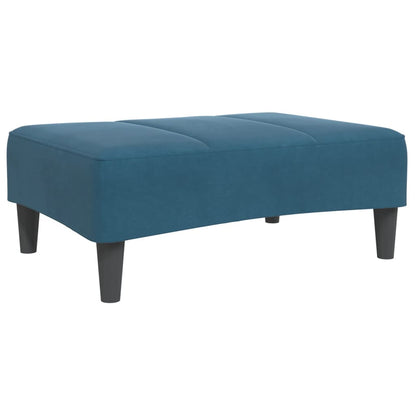 2-Personers Sovesofa Med Fodskammel Velour