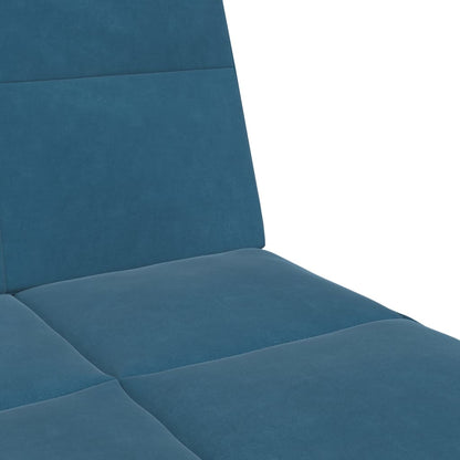 2-Personers Sovesofa Med Fodskammel Velour