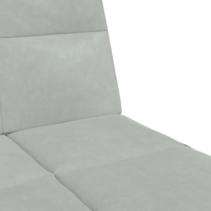 2-Personers Sovesofa Med Fodskammel Velour