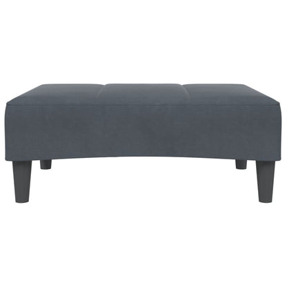 2-Personers Sovesofa Med Fodskammel Velour