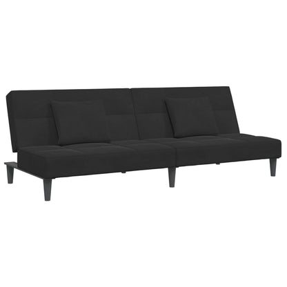 2-Personers Sovesofa Med Fodskammel Velour