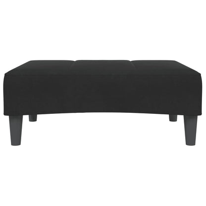 2-Personers Sovesofa Med Fodskammel Velour
