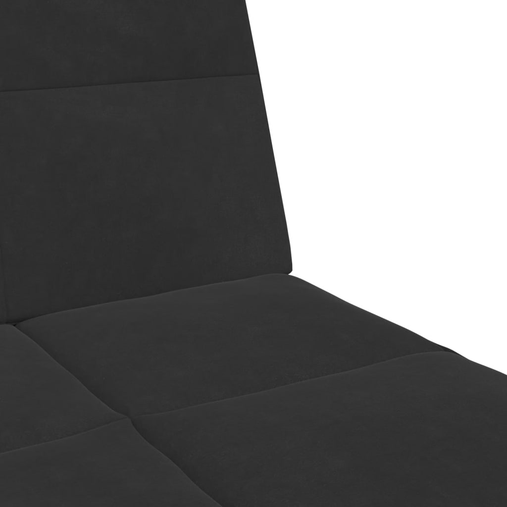 2-Personers Sovesofa Med Fodskammel Velour