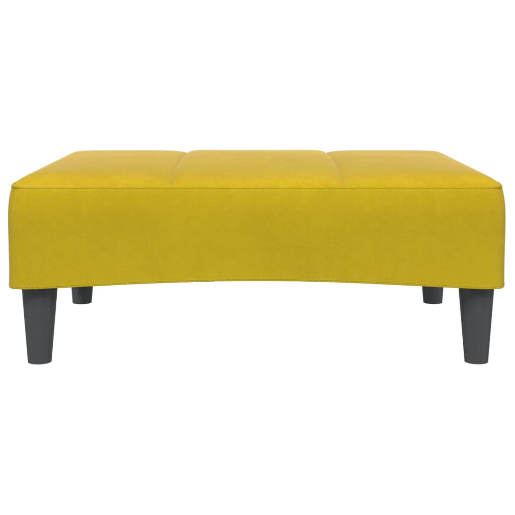2-Personers Sovesofa Med Fodskammel Velour