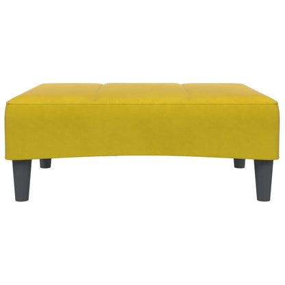 2-Personers Sovesofa Med Fodskammel Velour