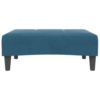 2-Personers Sovesofa Med Fodskammel Velour