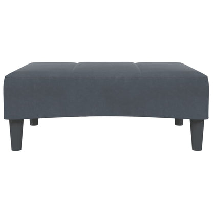 2-Personers Sovesofa Med Fodskammel Velour