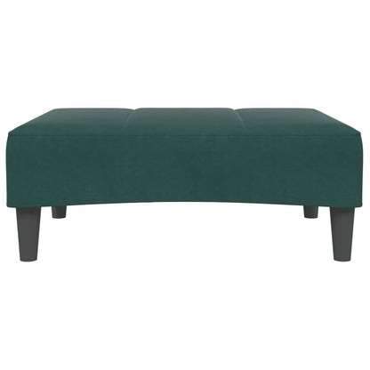 2-Personers Sovesofa Med Fodskammel Velour
