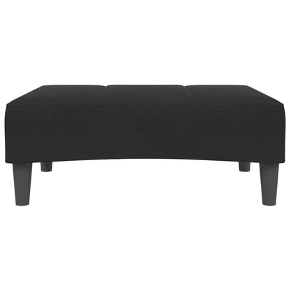 2-Personers Sovesofa Med Fodskammel Velour