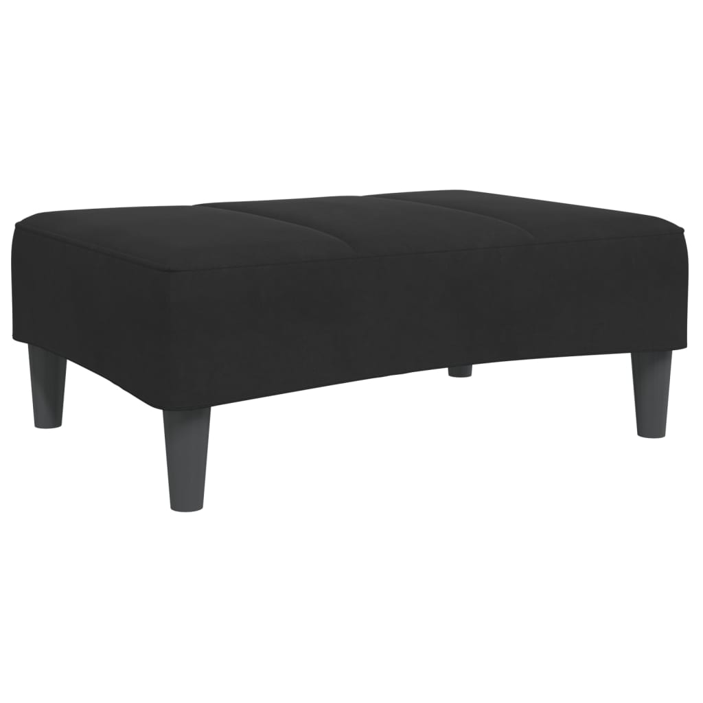 2-Personers Sovesofa Med Fodskammel Velour