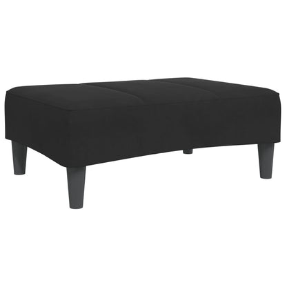 2-Personers Sovesofa Med Fodskammel Velour