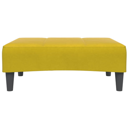 2-Personers Sovesofa Med Fodskammel Velour