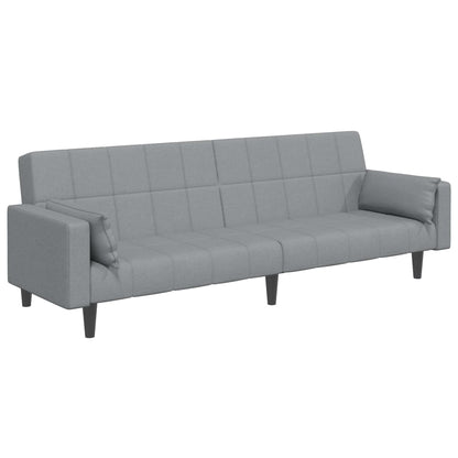 2-Personers Sovesofa Med Fodskammel Stof