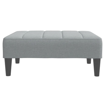 2-Personers Sovesofa Med Fodskammel Stof