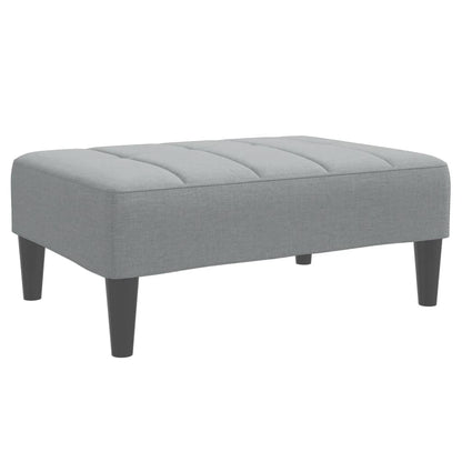 2-Personers Sovesofa Med Fodskammel Stof