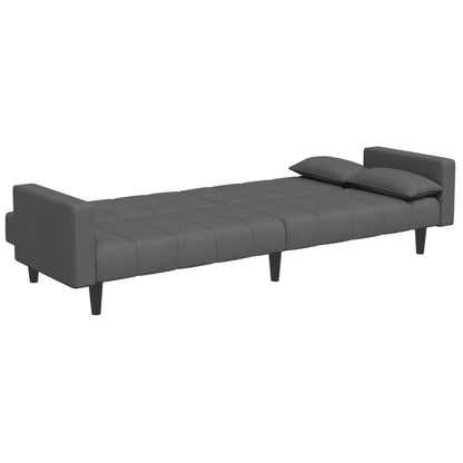2-Personers Sovesofa Med Fodskammel Stof