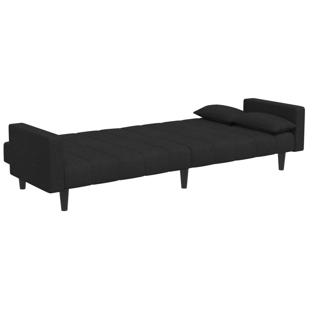 2-Personers Sovesofa Med Fodskammel Stof