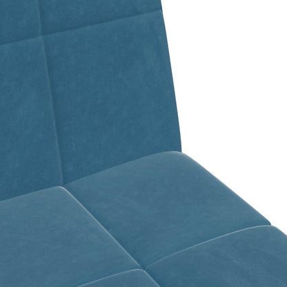 2-Personers Sovesofa Med Fodskammel Velour