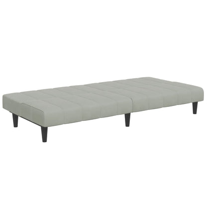 2-Personers Sovesofa Med Fodskammel Velour