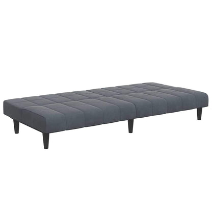 2-Personers Sovesofa Med Fodskammel Velour
