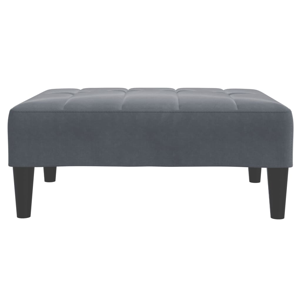 2-Personers Sovesofa Med Fodskammel Velour