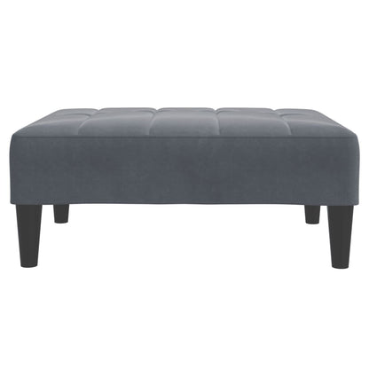 2-Personers Sovesofa Med Fodskammel Velour