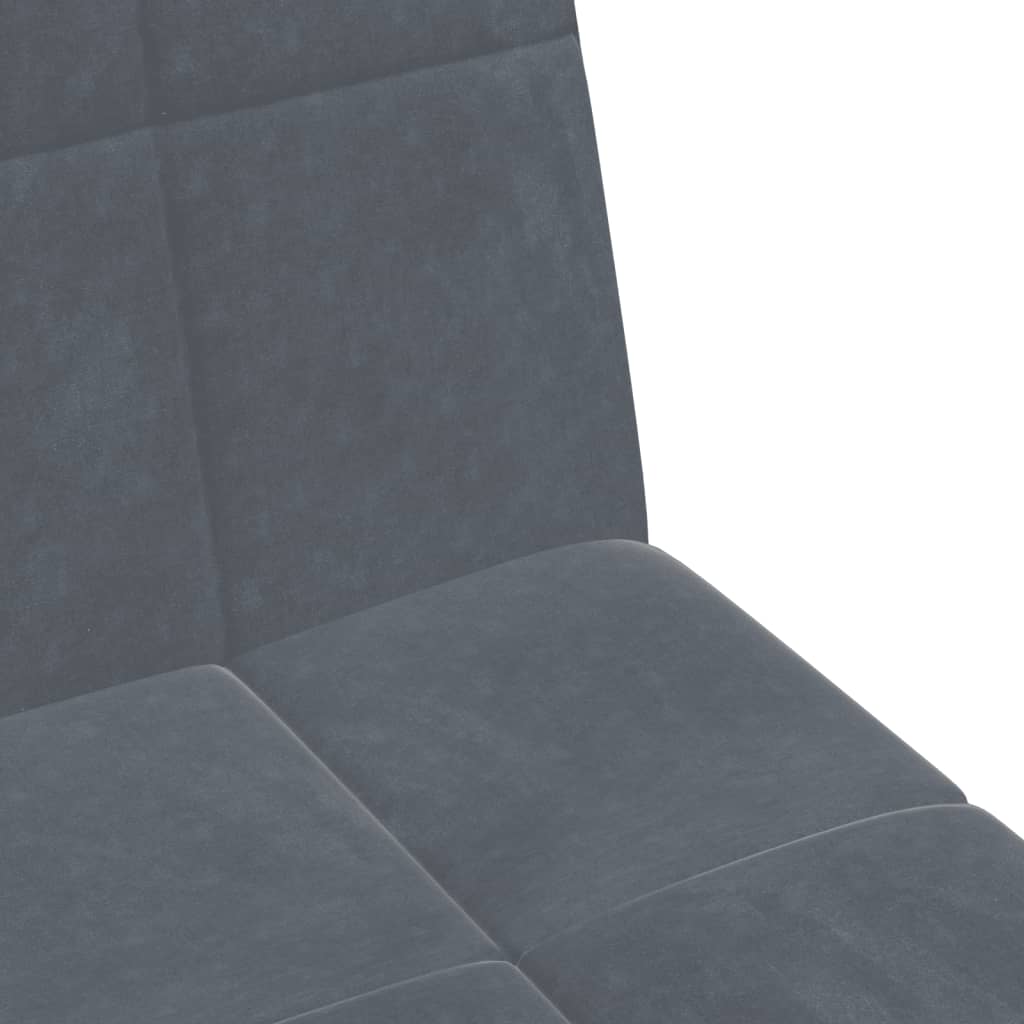 2-Personers Sovesofa Med Fodskammel Velour