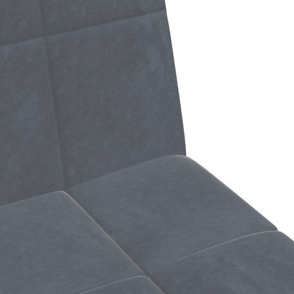 2-Personers Sovesofa Med Fodskammel Velour