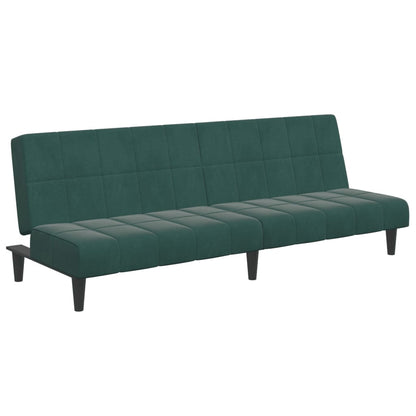 2-Personers Sovesofa Med Fodskammel Velour