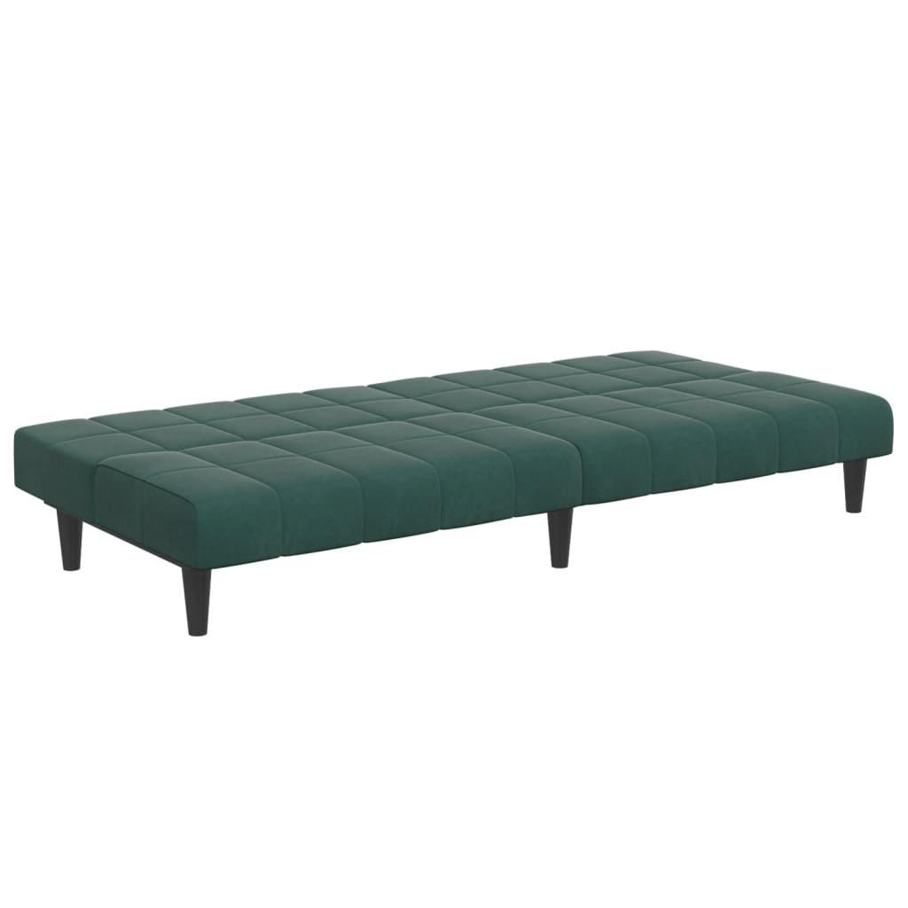 2-Personers Sovesofa Med Fodskammel Velour