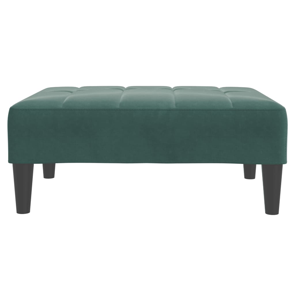 2-Personers Sovesofa Med Fodskammel Velour