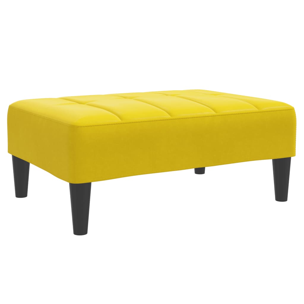 2-Personers Sovesofa Med Fodskammel Velour