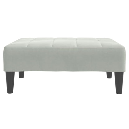 2-Personers Sovesofa Med Fodskammel Velour