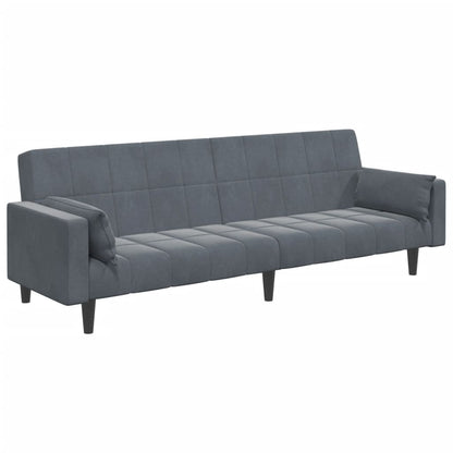 2-Personers Sovesofa Med Fodskammel Velour