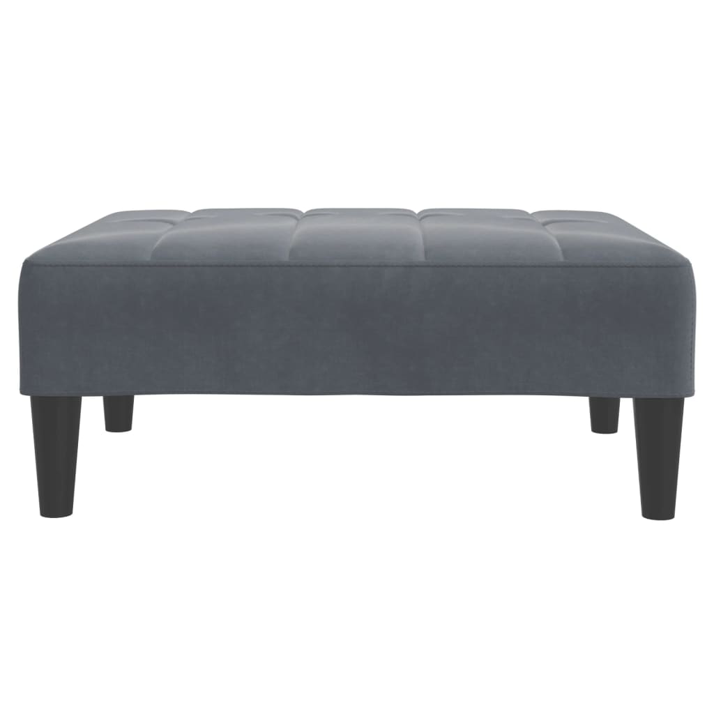 2-Personers Sovesofa Med Fodskammel Velour