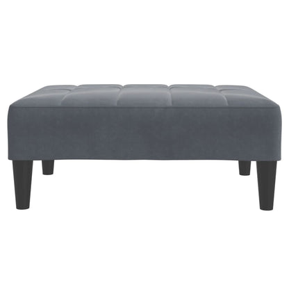 2-Personers Sovesofa Med Fodskammel Velour