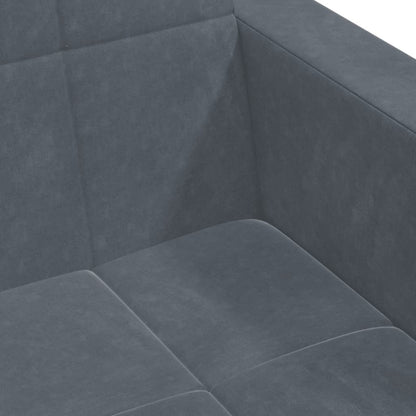 2-Personers Sovesofa Med Fodskammel Velour