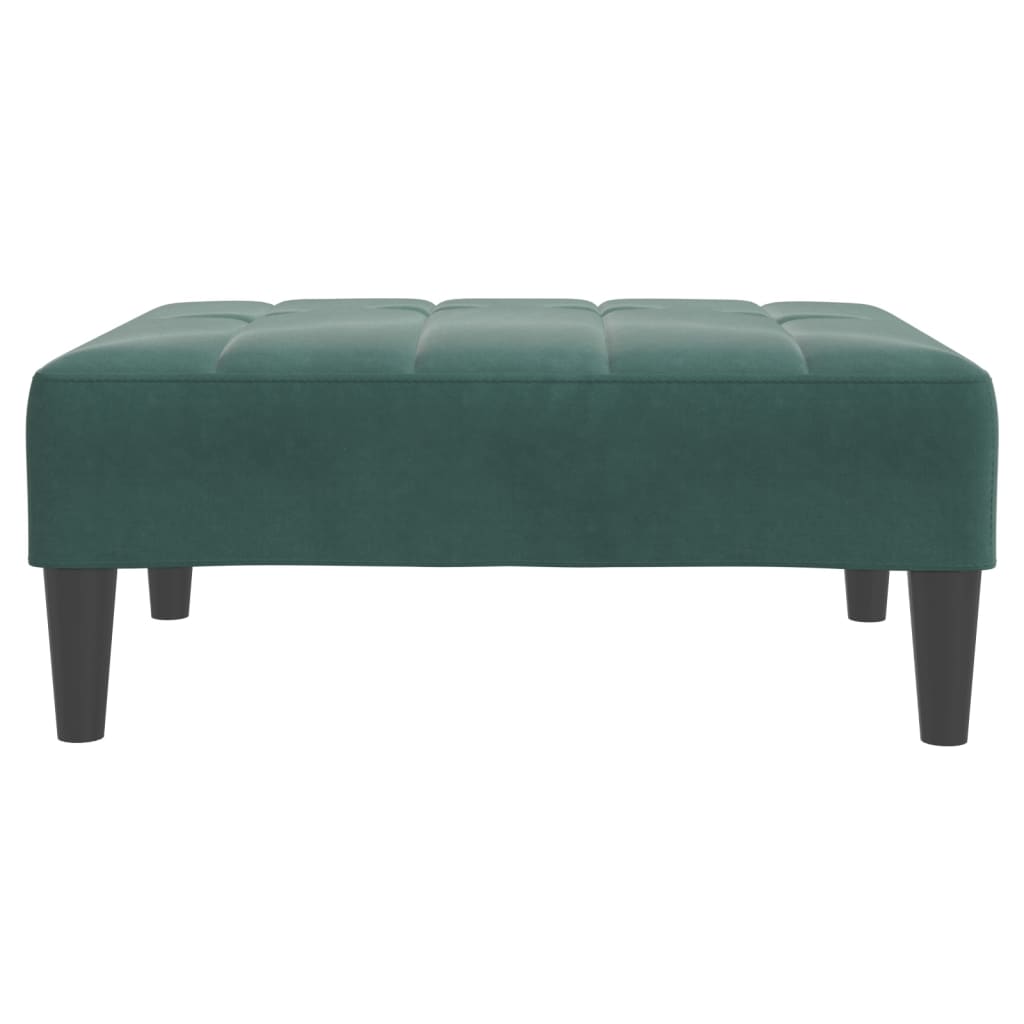 2-Personers Sovesofa Med Fodskammel Velour