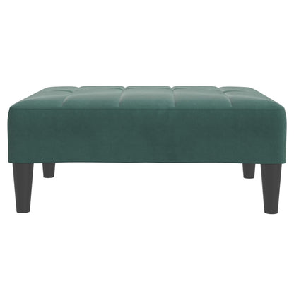 2-Personers Sovesofa Med Fodskammel Velour