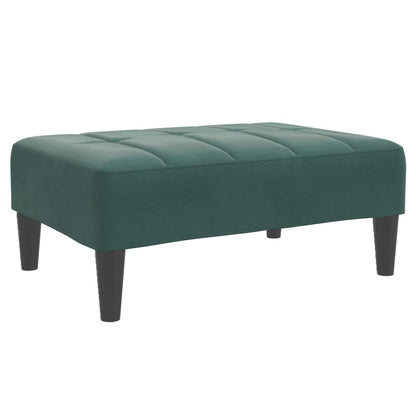 2-Personers Sovesofa Med Fodskammel Velour