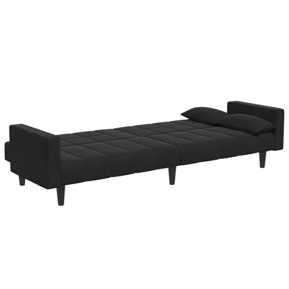 2-Personers Sovesofa Med Fodskammel Velour